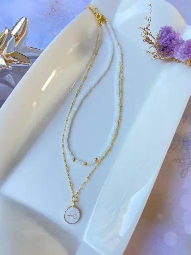 Collar Fe Set x 2 Elastico Blanco