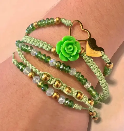 Manilla Set x 5 /Verde