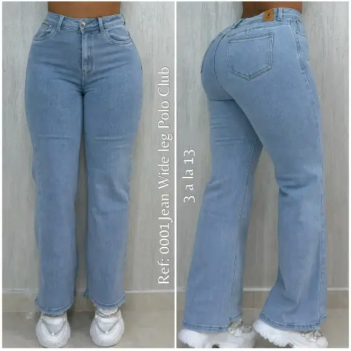 Jeans Bota Recta /Azul 
